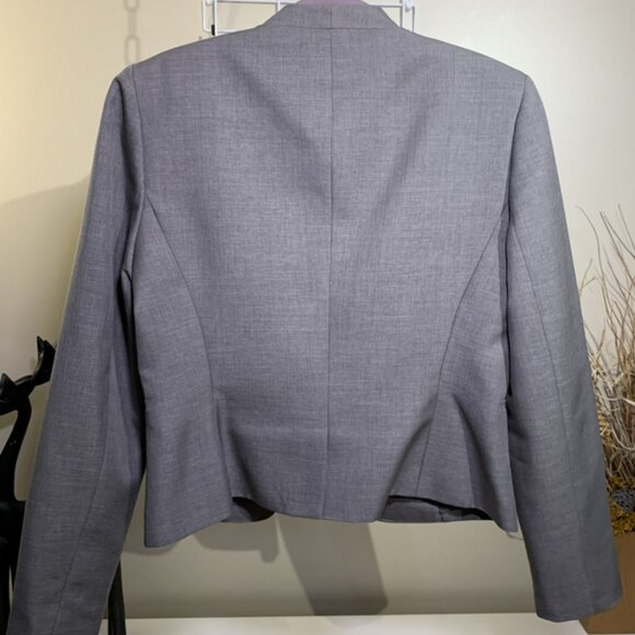 9&Co. Grey Business Chic Jacket Size 4 - Picture 5 of 10